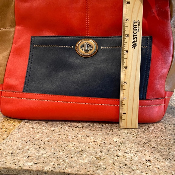Orange and Blue Coach bag - Picture 4 of 16